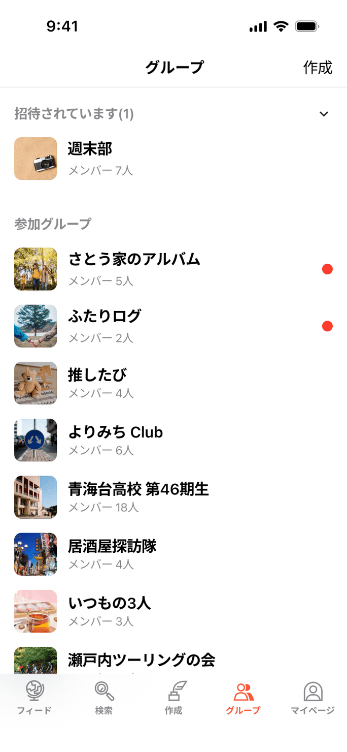グループ作成イメージ